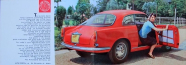 Alfa Romeo Giulietta Sprint Veloce Modelprogram 1958 Carbrochure (1164)